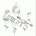 GS650GL 1981-1982 Передний суппорт тормозной