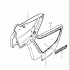 GS450T,-TX 1981-1982 Frame cover (model x)