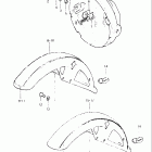 GS650E 1981-1982 Headlamp housing - front fender