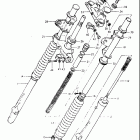 RS175 1980-1982 Передняя вилка