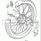 RS175 1980-1982 Front wheel (model t)