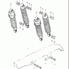 GS650E 1981-1982 Chain case - shock absorber