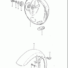 GS650GL 1981-1982 Headlamp housing-front fender