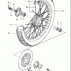 GS450T,-TX 1981-1982 Front wheel (gs450txz)
