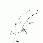 RM80 1982 Заднее крыло