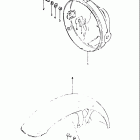 GN400T 1982 Headlamp housing - front fender