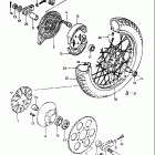 GS450T,-TX 1981-1982 Rear wheel (gs450txz)