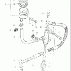 GS650E 1981-1982 Задний торм цилиндр
