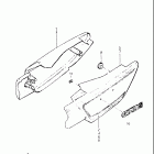 GS650E 1981-1982 Frame cover (model z)