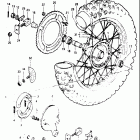 RM80 1982 Заднее колесо