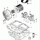 GS450L 1980-1982 Масляный насос и фильтр