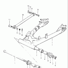 GS550L 1981-1982 Rear swinging arm (model x)