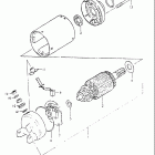 GS650G 1981-1982 Стартер электрический