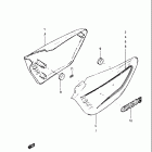 GS650G 1981-1982 Frame cover (model x)