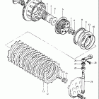 GS650E 1981-1982 Сцепление