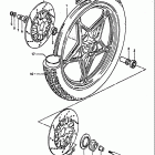 GS1000S 1982 Переднее колесо