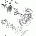 GS450L 1980-1982 Rear wheel (model t