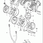 GS650G 1981-1982 Speedometer - tachometer (model x)