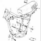 RM125 1981-1982 Frame - seat (model z)