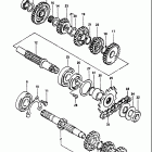 DR500 1981-1982 Трансмиссия