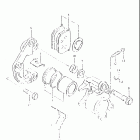 GS650E 1981-1982 Передний суппорт тормозной