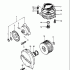DR500 1981-1982 Масляный насос