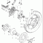 GS450L 1980-1982 Rear wheel (model z)