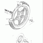 GN400T 1982 Переднее колесо
