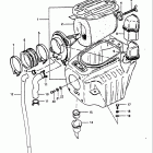 DR500 1981-1982 Воздухозаборник