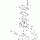 GS450 ET,ST,EX,SX,EZ 1980-1982 Главный тормозной цилиндр,передний