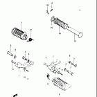 GS450L 1980-1982 Подножки