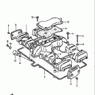 GS1000S 1982 Cylinder head cover (~e.no.101416)