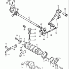 GS450T,-TX 1981-1982 Механизм  переключения передач