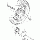 JR50 1982 Переднее колесо