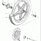 GS550L 1981-1982 Front wheel (model z)