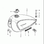 GS450T,-TX 1981-1982 Fuel tank (model z)