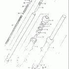 GS650E 1981-1982 Front fork (model x)