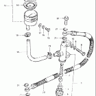 GS550L 1981-1982 Rear master cylinder (model x)