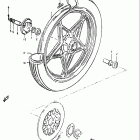 GS450L 1980-1982 Front wheel (model t