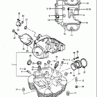 DR500 1981-1982 Головка цилиндра