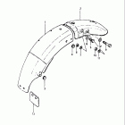 GS550L 1981-1982 Заднее крыло