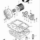 GS450 ET,ST,EX,SX,EZ 1980-1982 Масляный насос и фильтр