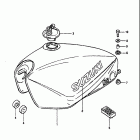 GS1000S 1982 Топливный бак