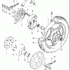 GS450 ET,ST,EX,SX,EZ 1980-1982 Заднее колесо