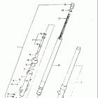 GN400T 1982 Передняя вилка