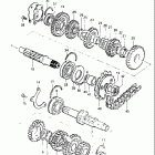 GS750E 1982 Трансмиссия
