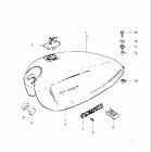 GS650E 1981-1982 Fuel tank (model z)