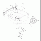 FLTRKSEANV 1TKH CVO ROAD GLIDE LTD ANNIVERSARY (2023) LAMPS AND SPEAKER HOUSINGS, ULTRA TOUR-PAK
