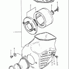 RS250 1980-1981 Воздухозаборник
