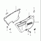 TS100 1980-1981 Frame cover (ts100x)